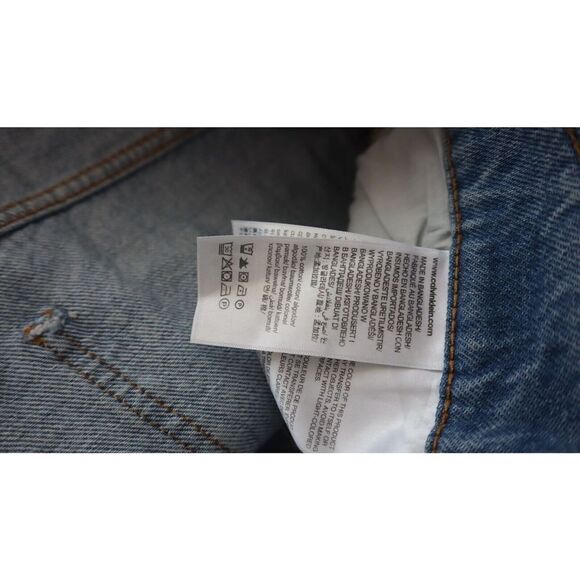 Calvin Klein Men's Sz 38x30 Desert Blue Standard Straight Fit Denim Jeans $90 - Picture 8 of 12